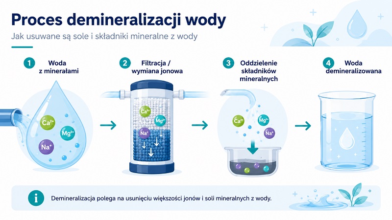 proces demineralizacji wody